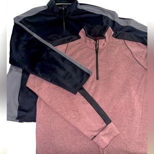Men’s Size XXL Half‎ Zip Pullover Lot (2)